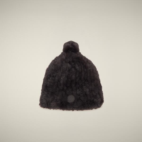 Unisex Örgü Bere Koyu Kahverengi - Kini