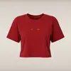 Kadın T-shirt Koyu Kırmızı -SO DUCKING COOL