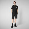 Erkek T-shirt Siyah - Noren