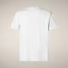 Erkek T-Shirt Beyaz-Adelmar