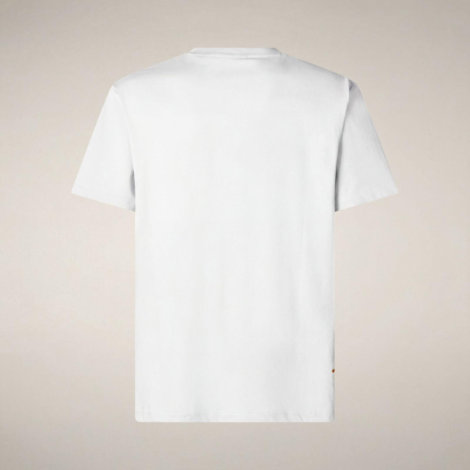 Erkek T-Shirt Beyaz-Adelmar