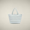 Unisex Orta Boy Shopper Çanta Mavi - Caron