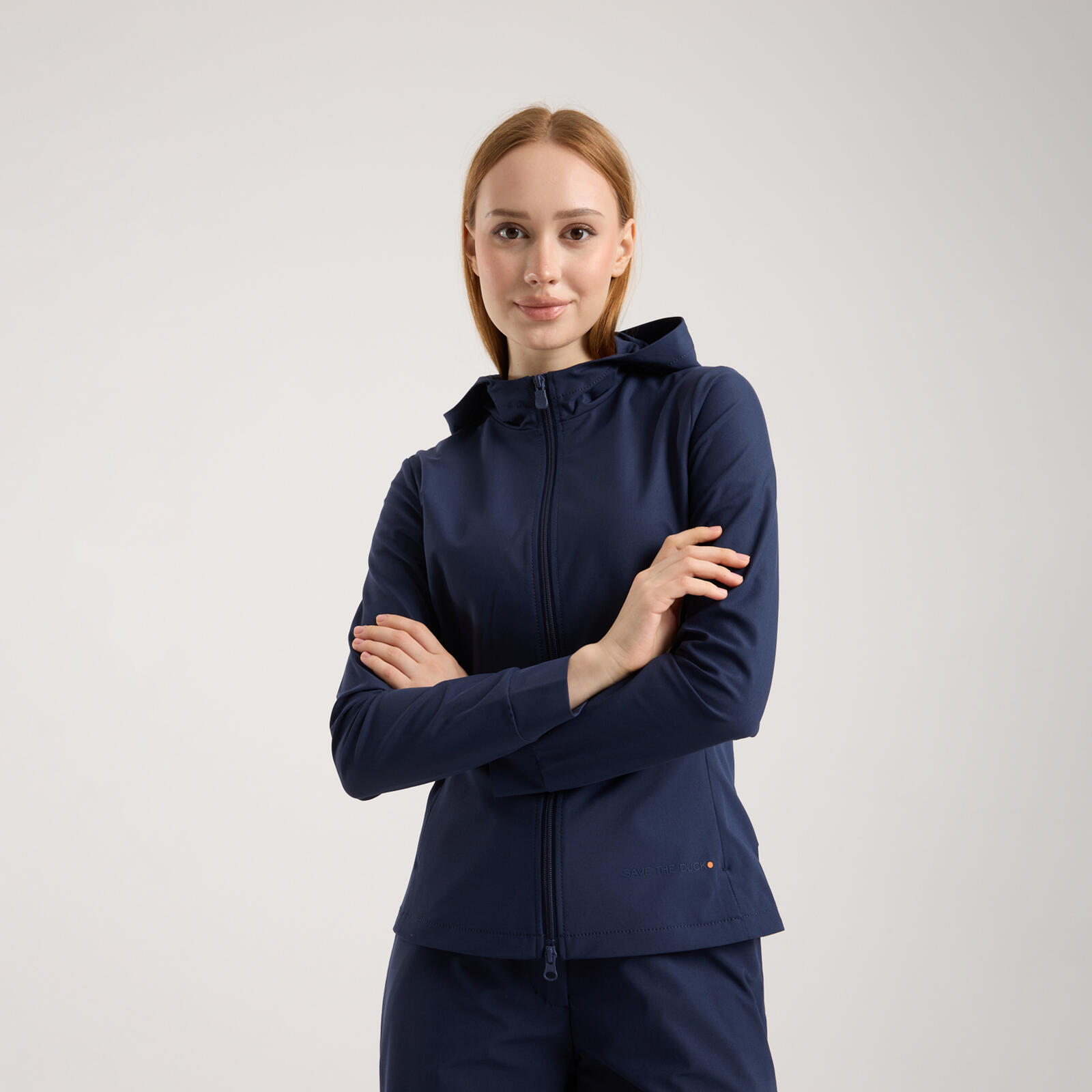 Kadın Fermuarlı Sweatshirt Lacivert - Arda