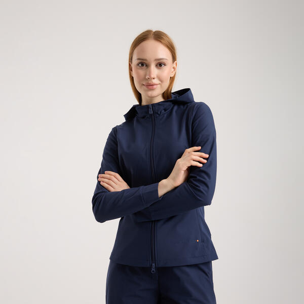 Kadın Fermuarlı Sweatshirt Lacivert - Arda