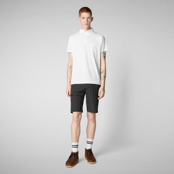 Erkek Polo Yaka T-shirt Beyaz - Jacob