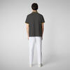 Erkek Polo Yaka T-shirt Gri - Richard