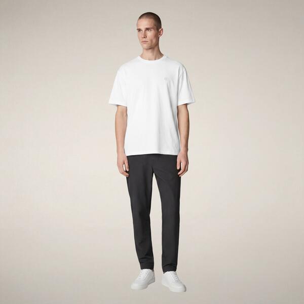 Erkek T-shirt Beyaz - Adelmar