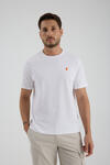 Erkek T-shirt Beyaz - Clem