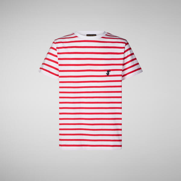 Çocuk Çizgili T-shirt Kırmızı - Fox