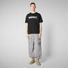 Erkek T-shirt Siyah - Petar