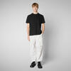 Erkek T-shirt Siyah - Bram