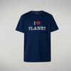 Çocuk T-shirt Mavi - Caden