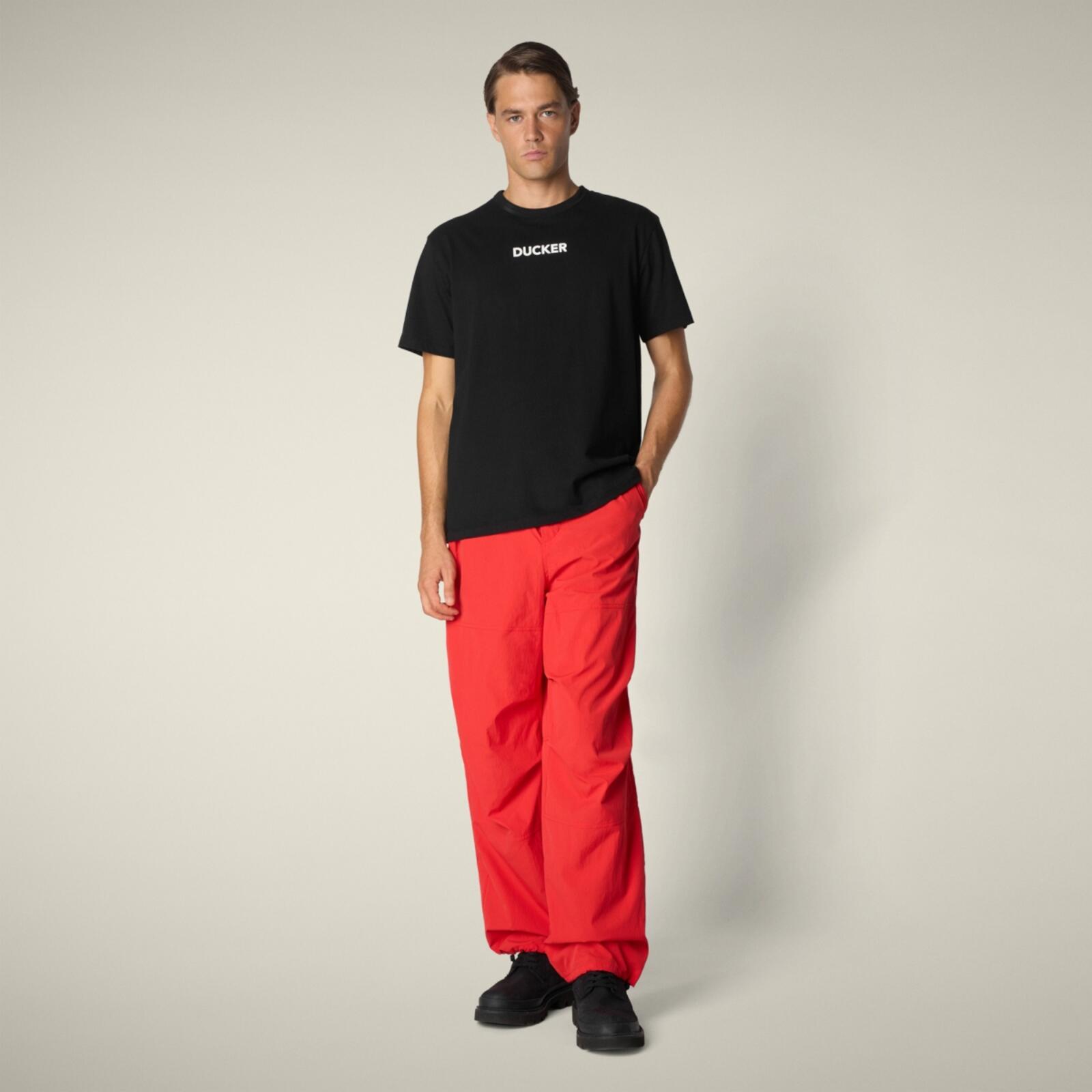 Erkek T-shirt Siyah - Rorik