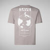 Erkek T-shirt Gri - Taren