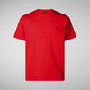 Erkek T-shirt Kırmızı - Adelmar
