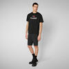 Erkek T-shirt Siyah - Galt