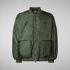 Unisex Bomber Ceket Yeşil - Usher