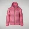Kız Çocuk Kapüşonlu Mont Pembe - Rosy