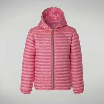 Kız Çocuk Kapüşonlu Mont Pembe - Rosy